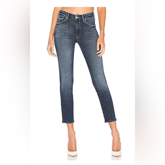 MOTHER Denim - MOTHER The Looker Crop Mid Rise Skinny Jeans in On The Edge Size 24 Women’s